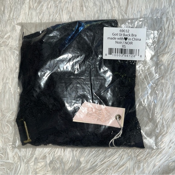 Revolve x Free People x We Are HAH Got Ur Back Bra Black Lace XS NWT - Picture 4 of 8